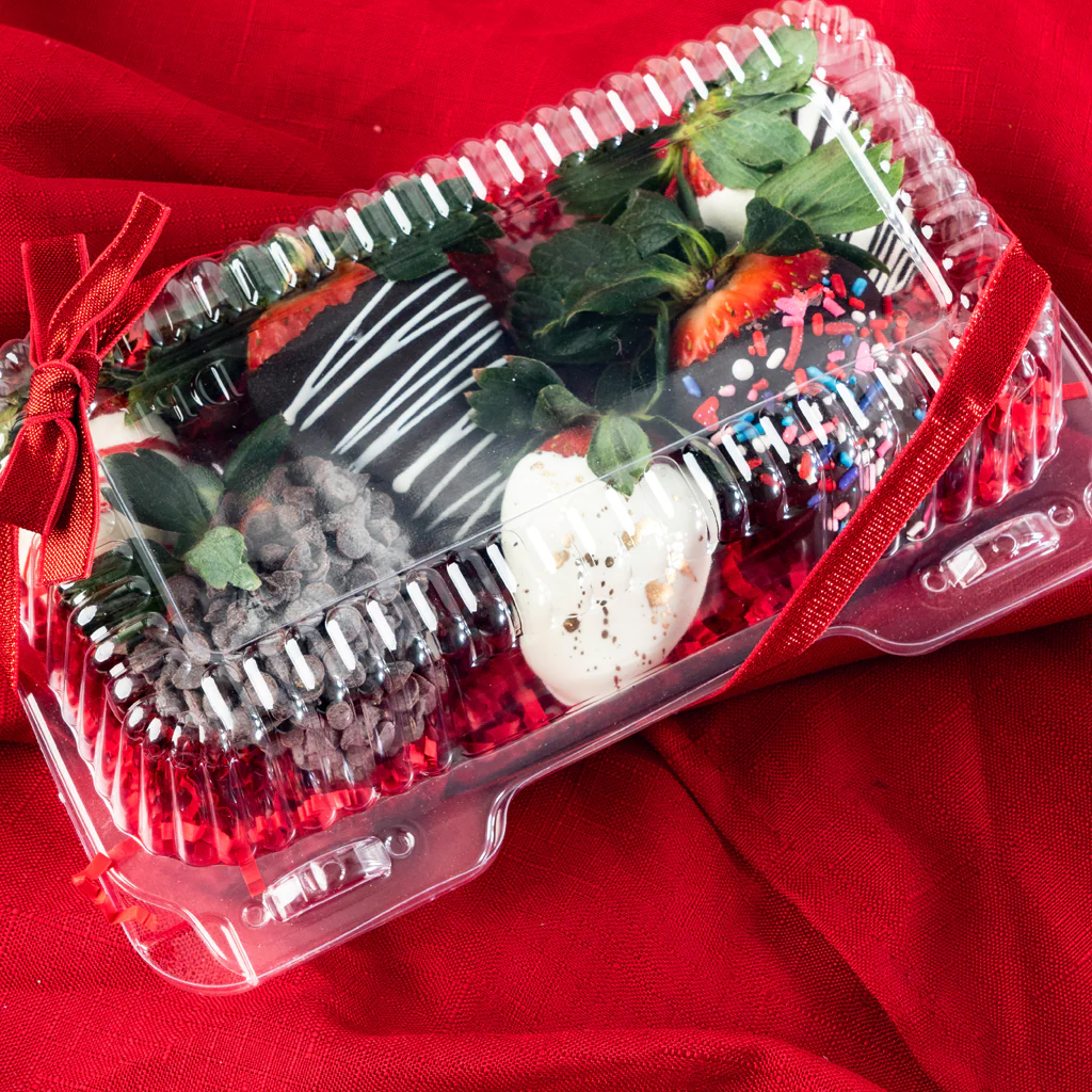 Gift Box of 6 Chocolate-Dipped Strawberries - Image 2